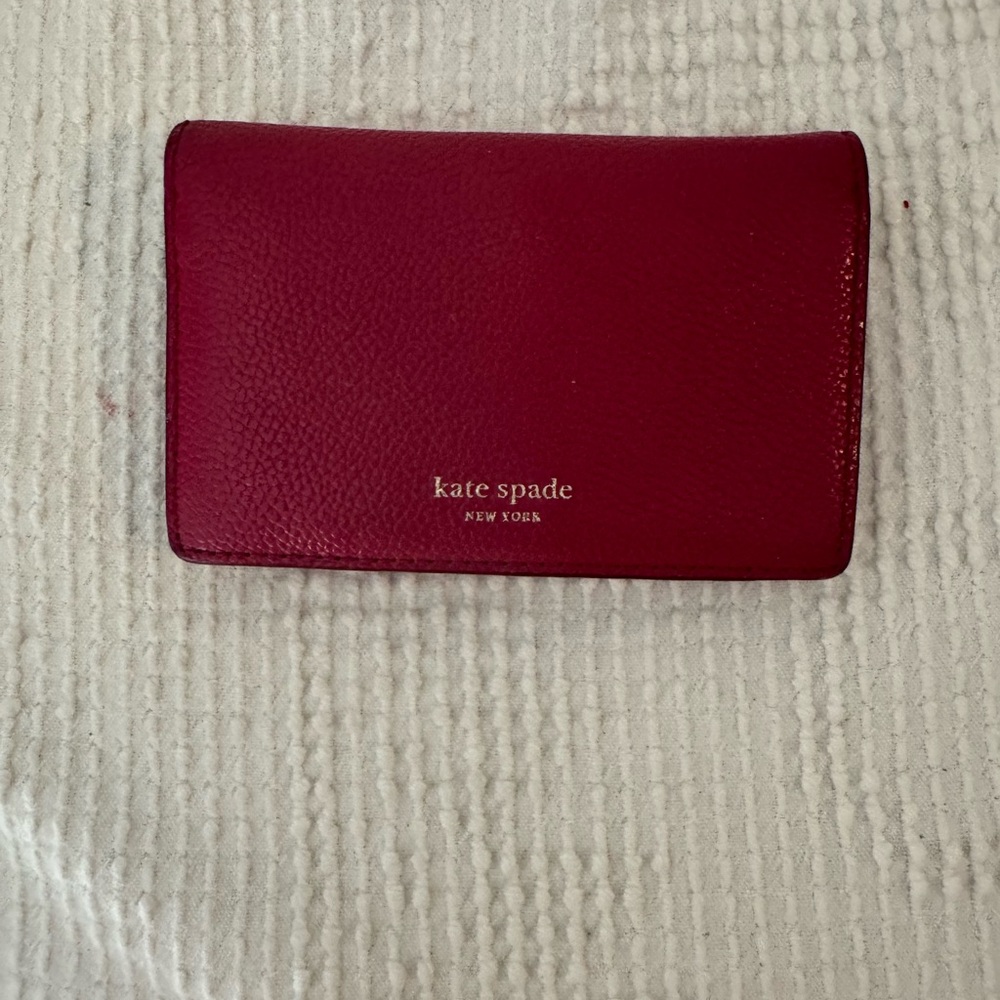 Kate Spade Leather Wallet Keychain